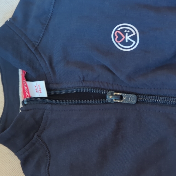 Okaidi navy track jacket (size 3) never worn! - Picture 2 of 4